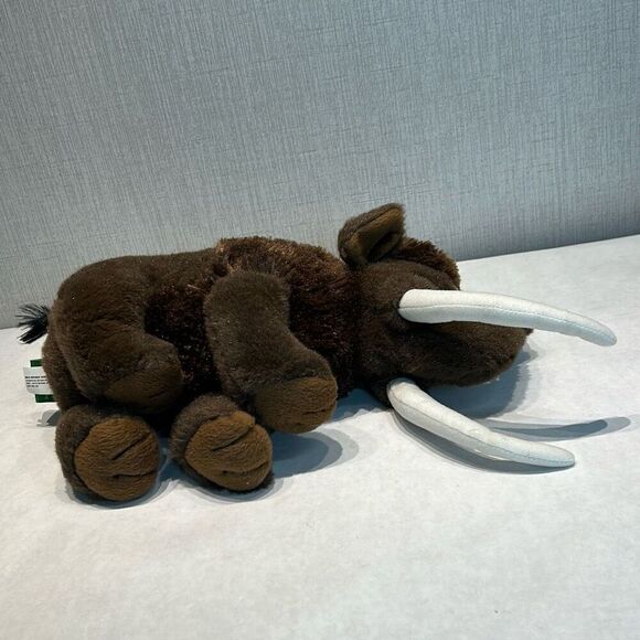 Wild Republic Cuddlekins Woolly Mammoth Plush Toy Stuffed Animal 12" Ice Age Pre - Picture 7 of 8